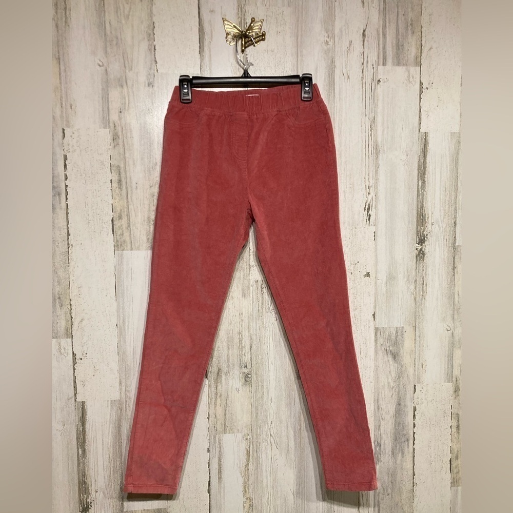 Boden Girls Pink Corduroy Elastic Waistband Pants Size 14